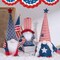 4th of July Patriotic Gnomes Decorations - 3PCS Handmade Gnomes American Stars&Stripes Plush Elf Scandinavian Tomte Veterans Memorial Day Gift - Fourth of July Independence Day Tabletop Decor